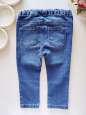 12,18 мес, рост 86 Стрейчевые джинсы на резинке - зображення 5