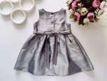 12,18 міс, зріст 81,86 Сріблясте плаття - зображення 4