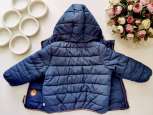 рост 74 Теплая куртка с шапкой - зображення 5