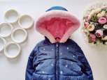 18,24 міс, зріст 92 Тепла дитяча куртка з поні - зображення 2