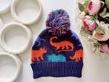 2,3 роки, Тепла в'язана шапка в динозаврах - зображення 1