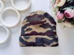 5-10 років, Тепла шапка подвійної в'язки камуфляж - зображення 1