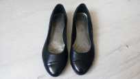 37-38 (24 см) Шкіра! Шкіряні балетки - зображення 1