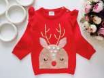 9,12 міс, зріст 80 Новий новорічний светр - зображення 1