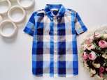 2,3 года, рост 92,98 Новая хлопковая рубашка в клетку - зображення 1