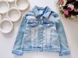 2,3 года, рост 98 Голубая стрейчевая джинсовка - зображення 1