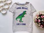 8,10 років, зріст 134,140 Красива футболка з динозавром - зображення 1