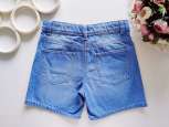 9 років, зріст 135 Блакитні джинсові шорти - зображення 3