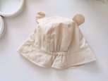 ОП 46 (3-6 міс) Нова дитяча панамка з вушками беж - зображення 3
