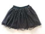 10 років, зріст 140 Шикарна чорна пишна спідниця з паєтками - зображення 1