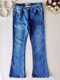 11,12 років, зріст 152 Джинси клеш від коліна стретч - зображення 1