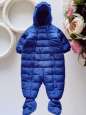 6,9 міс, зріст 68 Теплий комбінезон холофайбер, фліс - зображення 1