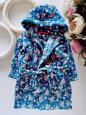 2,3 роки, зріст 98 Теплий халат у квітах - зображення 1