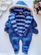 3 міс, 6 кг, Тепий комбінезон на синтепоні, фліс - зображення 5