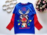 11,12 лет, рост 152 Реглан новогодний с оленем - зображення 1