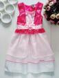 7-9 лет, Детское нарядное розовое платье на праздник - зображення 1