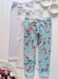 5,6 років, зріст 110,116 Блакитні лосини в рубчик - зображення 1
