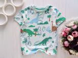 5,6 років, зріст 116 Футболка в динозаврах - зображення 1
