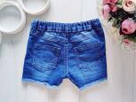 2,3 роки, зріст 98 Стретчеві джинсові шорти - зображення 4