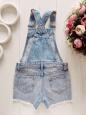 2,3 года, рост 98 Джинсовый комбинезон шортами - зображення 4