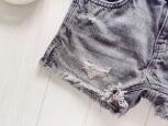 5,6 років, зріст 116 Сірі джинсові шорти - зображення 2