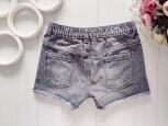 5,6 років, зріст 116 Сірі джинсові шорти - зображення 4