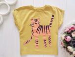 4,5 лет, рост 104,110 Футболка с тигром - зображення 1