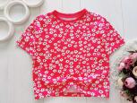 4 роки, зріст 104 Футболка в квіточках - зображення 1