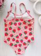 18,24 міс, зріст 86,92 Гарний дитячий купальник у полуничках - зображення 4