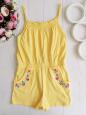 6,7 лет, рост 122 Желтый ромпер на лето - зображення 1