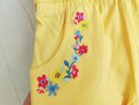 6,7 лет, рост 122 Желтый ромпер на лето - зображення 2