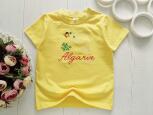 4 года, рост 104 Желтая футболка с дельфином - зображення 1