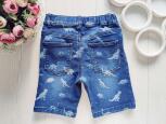 6,7 років, зріст 116,122 М'які джинсові шорти в динозаврах - зображення 5