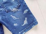 6,7 років, зріст 116,122 М'які джинсові шорти в динозаврах - зображення 6