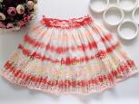 7,8 років, зріст 128 Бавовняна спідниця в паєтках - зображення 1