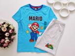 8,9 років, зріст 134 Нова футболка з шортами Super Mario - зображення 1