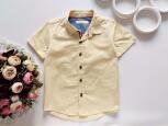 2,3 роки, зріст 98 Бавовняна жовта літня дитяча сорочка - зображення 1