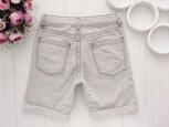 5,6 лет, рост 116 Модные светло серые джинсовые шорты для мальчика - зображення 4