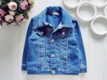 12,18 мес, рост 86 Мягкая джинсовка на кнопках - зображення 1