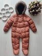 12,18 міс, зріст 80,86 Теплий комбінезон на синтепоні, всередині фліс - зображення 1