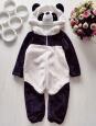 18,24 мес, рост 86,92 Теплый махровый кигуруми панда - зображення 1