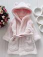 6,9 міс, зріст 68,74 Теплий махровий халат із вушками - зображення 1