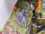 2,3 года, рост 92,98 Теплий махровый халат в динозаврах - зображення 3