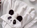 12 мес, рост 80 Теплый махровый халат панда - зображення 5