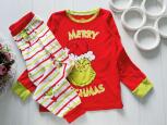 5,6 лет, рост 116 Новогодняя трикотажная пиджама для мальчика - зображення 1