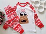 5 лет, рост 110 Новогодняя трикотажная пижама с оленем 100% котон - зображення 1