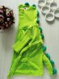 9,12 міс, зріст 74,80 Яскравий салатовий халат динозавр Lolanta - зображення 3