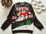 13,14 років, зріст 164 Новорічний светр Санта - зображення 1