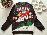 13,14 років, зріст 164 Новорічний светр Санта - зображення 1