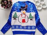 М-ка Новий чоловічий новорічний светр сніговик - зображення 1
